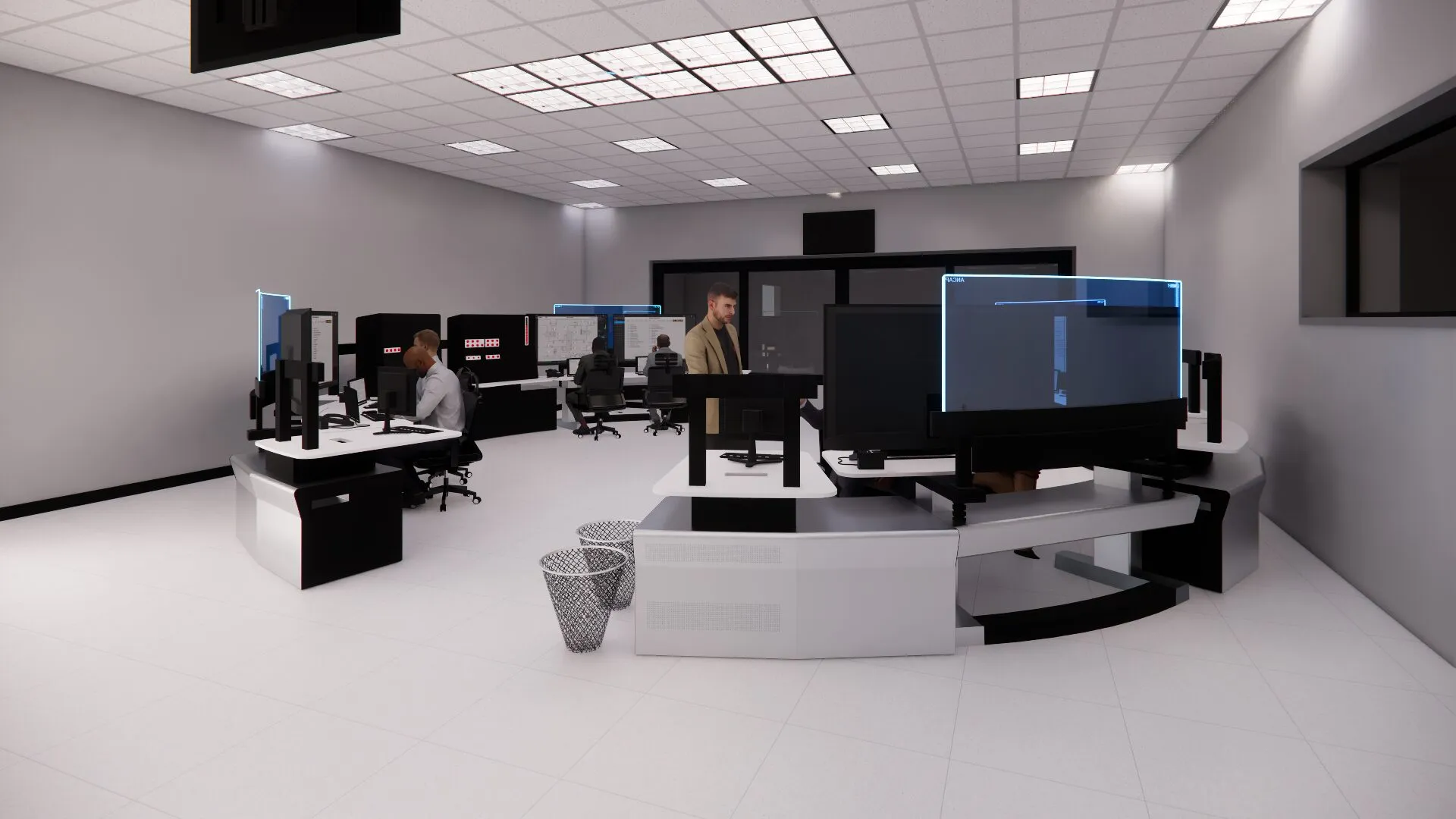 Sala de control Honeywell, 3