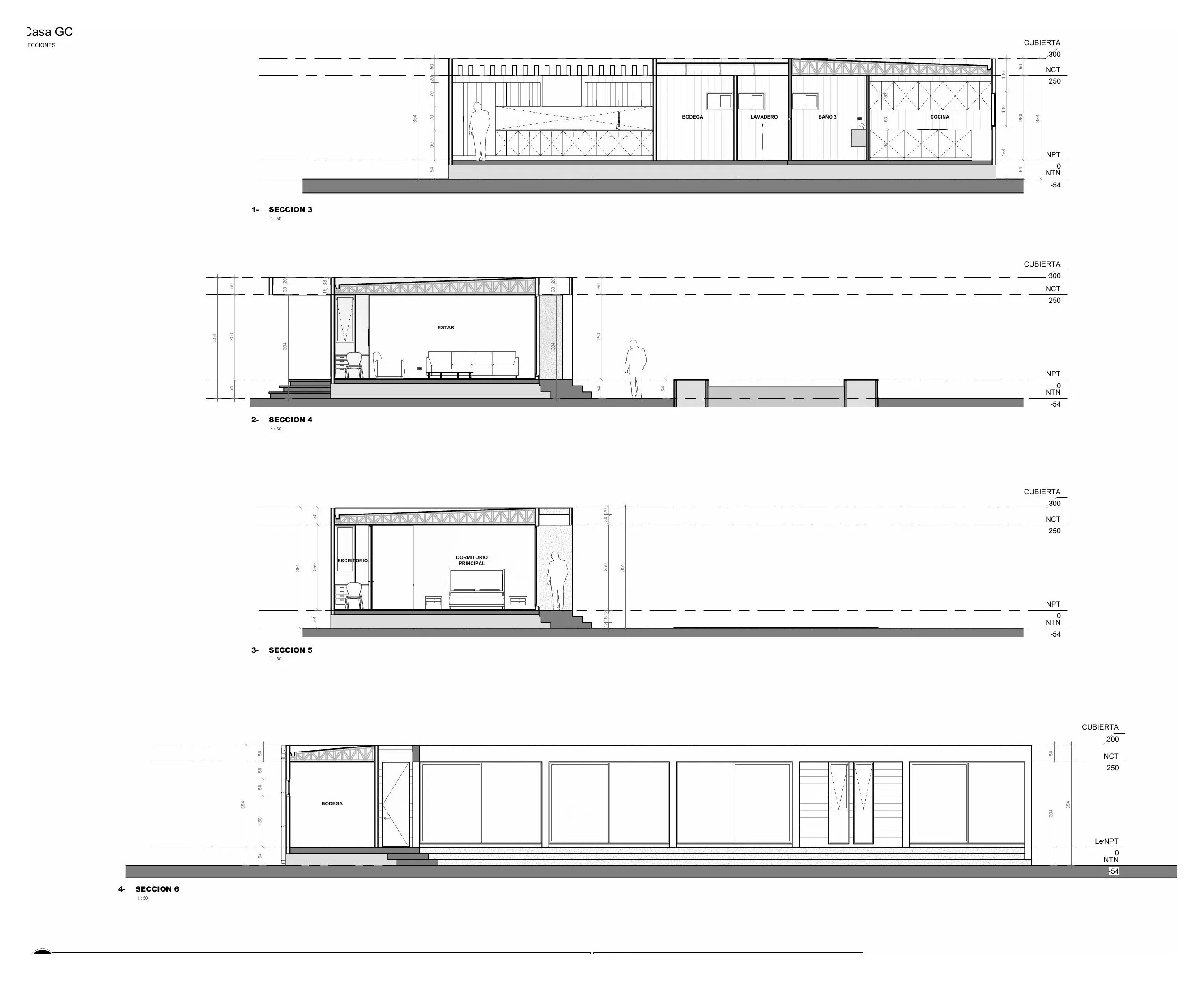 Casa GC, planimetría 2