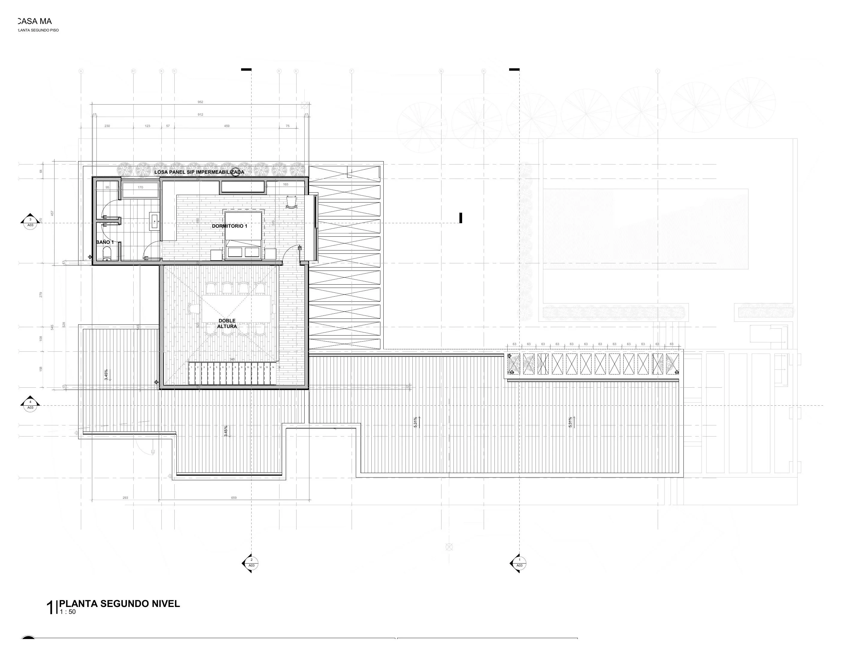 Casa MS, planimetría 4